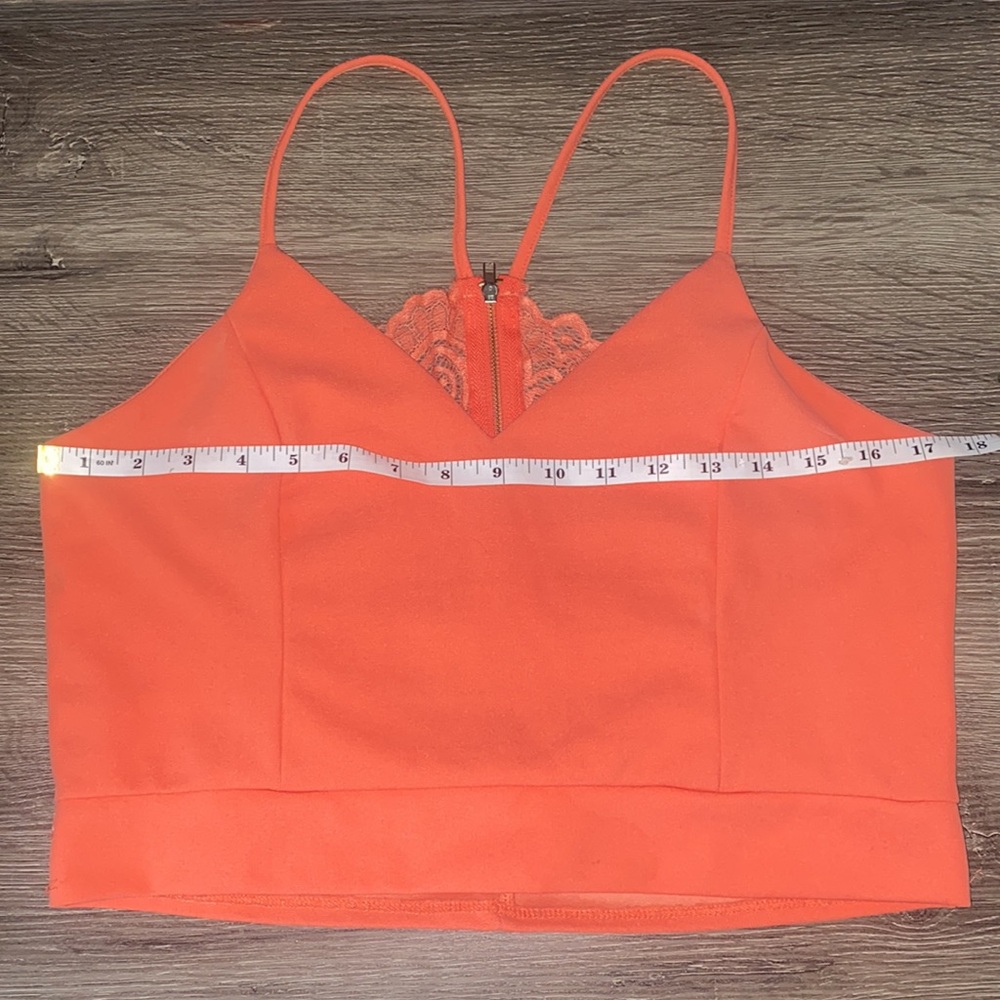 🧡 Lace Racerback Tank - Picture 6 of 6